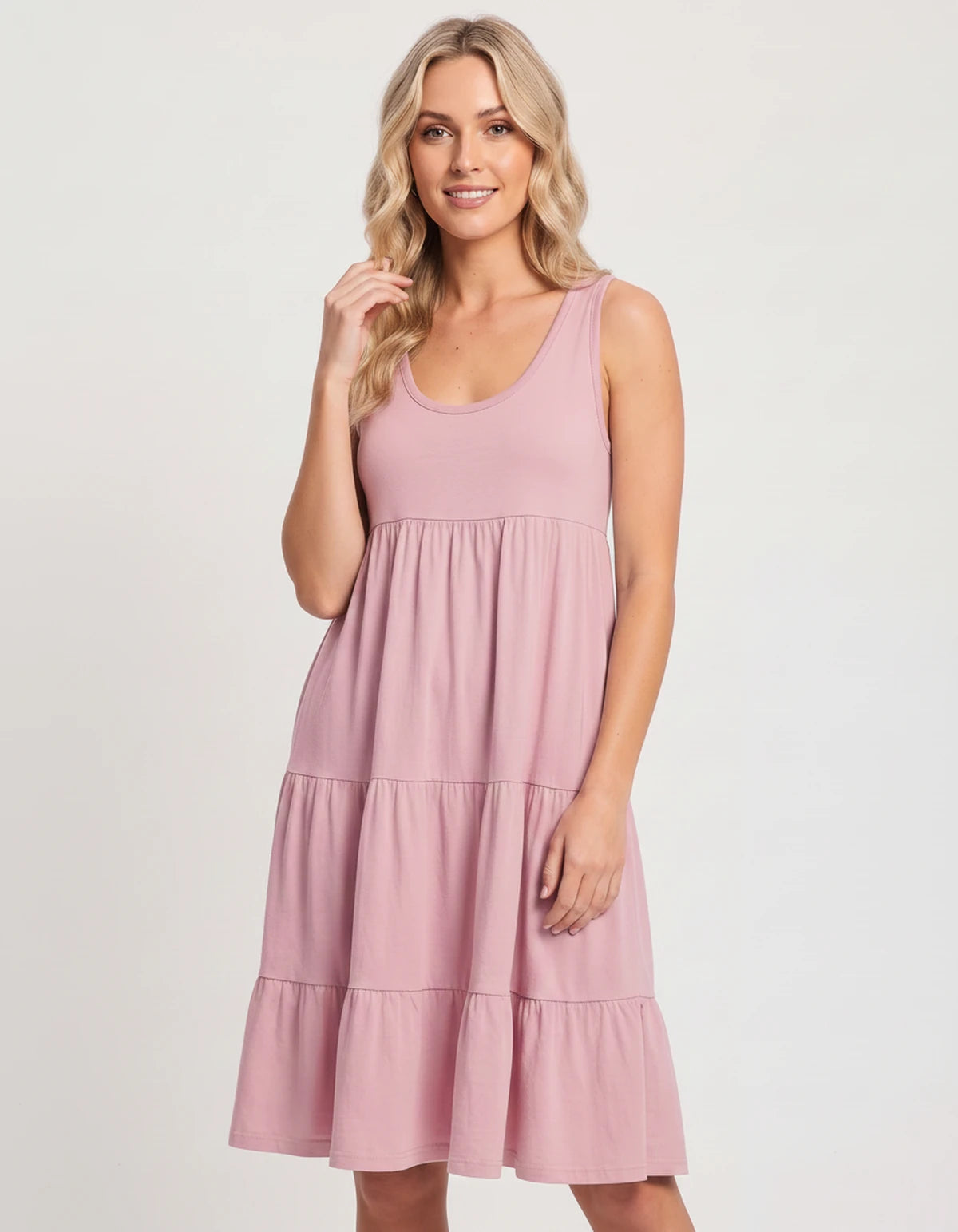 Amarante10 Midi Dresses — 8806-Pink | SKU: RB-d1df1c-8806pink-XS,RB-d1df1c-8806pink-S,RB-d1df1c-8806pink-M,RB-d1df1c-8806pink-L,RB-d1df1c-8806pink-XL,RB-d1df1c-8806pink-2XL