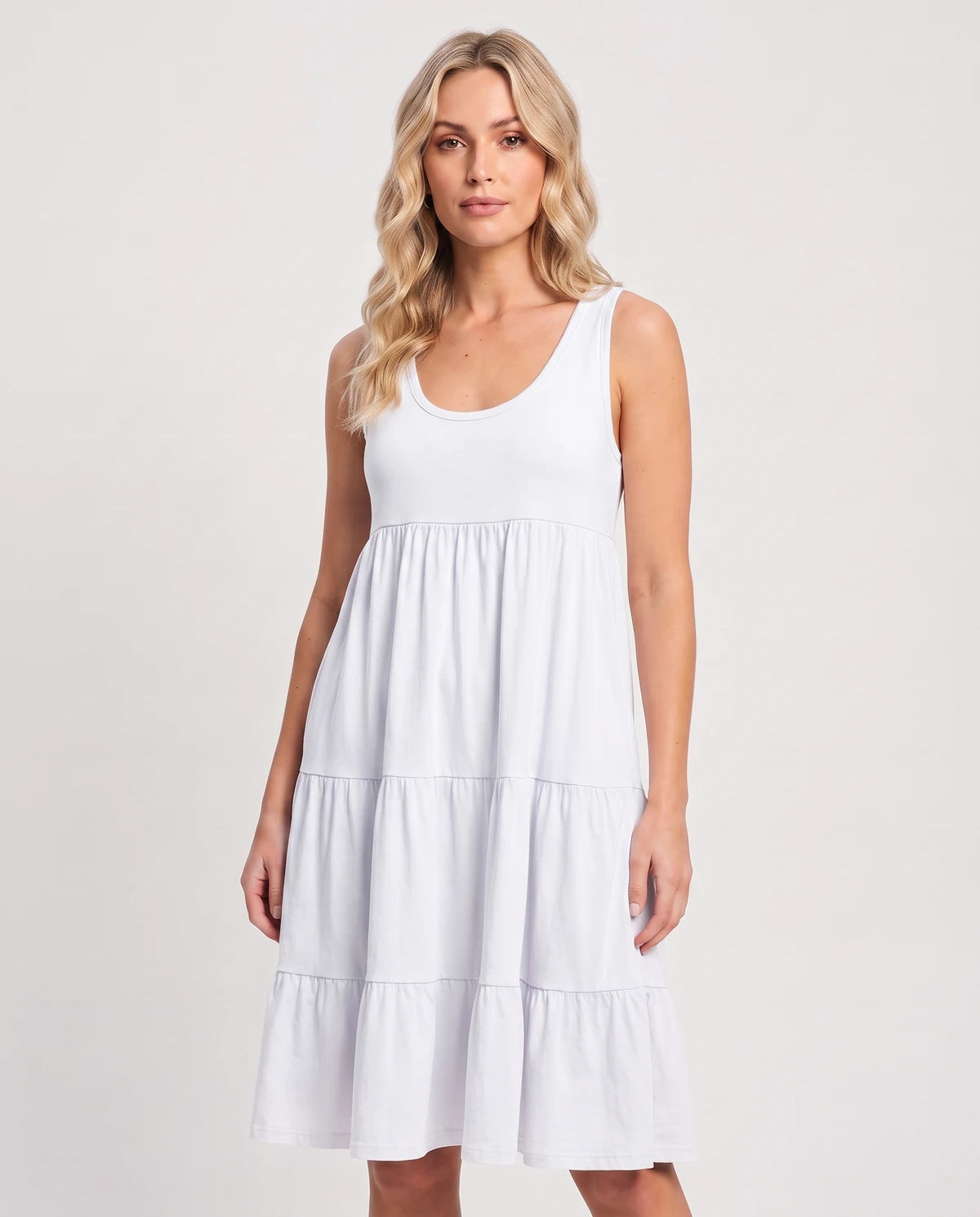 Amarante10 Midi Dresses — 8806-White