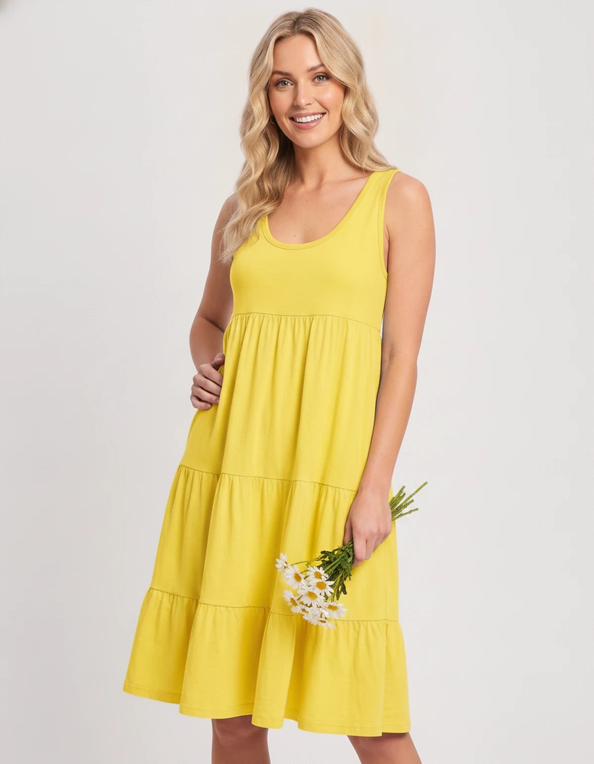 Amarante10 Midi Dresses — 8806-Yellow | SKU: RB-d1df1c-8806ye82-XS,RB-d1df1c-8806ye82-S,RB-d1df1c-8806ye82-M,RB-d1df1c-8806ye82-L,RB-d1df1c-8806ye82-XL,RB-d1df1c-8806ye82-2XL