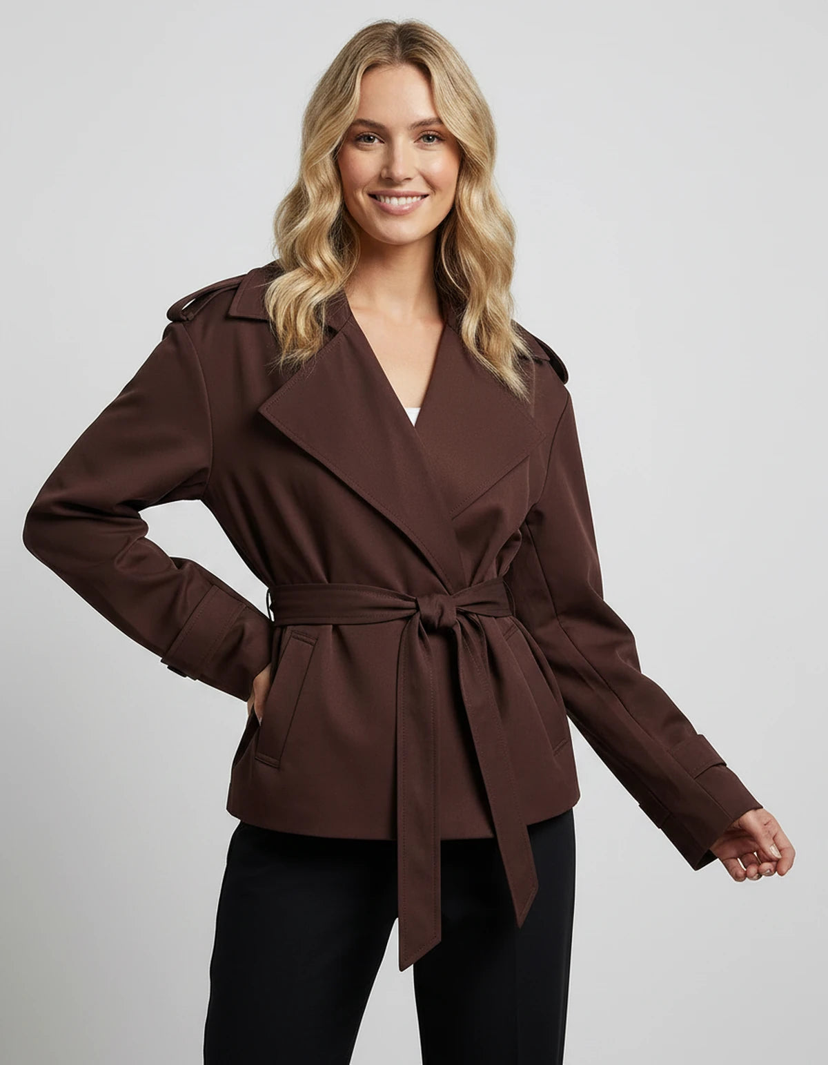 Amarante13 Jackets — Brown | SKU: RB-bc4089-brown-XS,RB-bc4089-brown-S,RB-bc4089-brown-M,RB-bc4089-brown-L