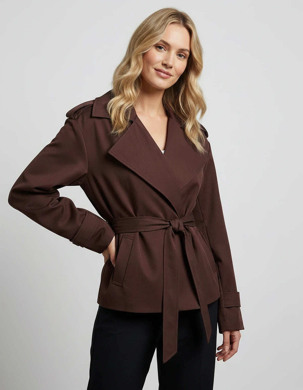 Amarante13 Jackets — Brown | SKU: RB-bc4089-brown-XS,RB-bc4089-brown-S,RB-bc4089-brown-M,RB-bc4089-brown-L