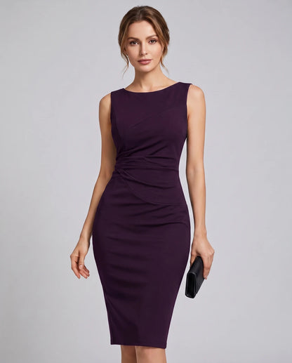 Amarante2 Midi Dresses — Purple