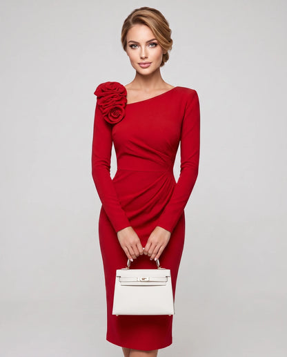 Amarante6 Midi Dresses — Red