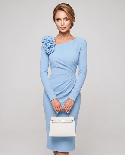 Amarante6 Midi Dresses — Sky Blue