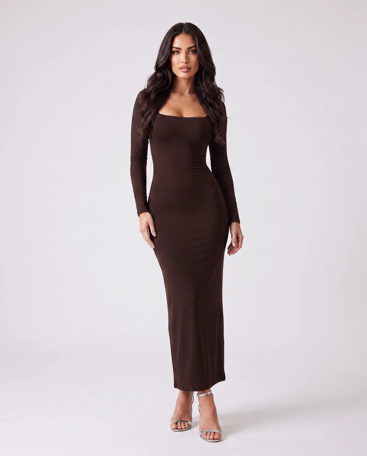 Amarante8 Midi Dresses — Light Brown