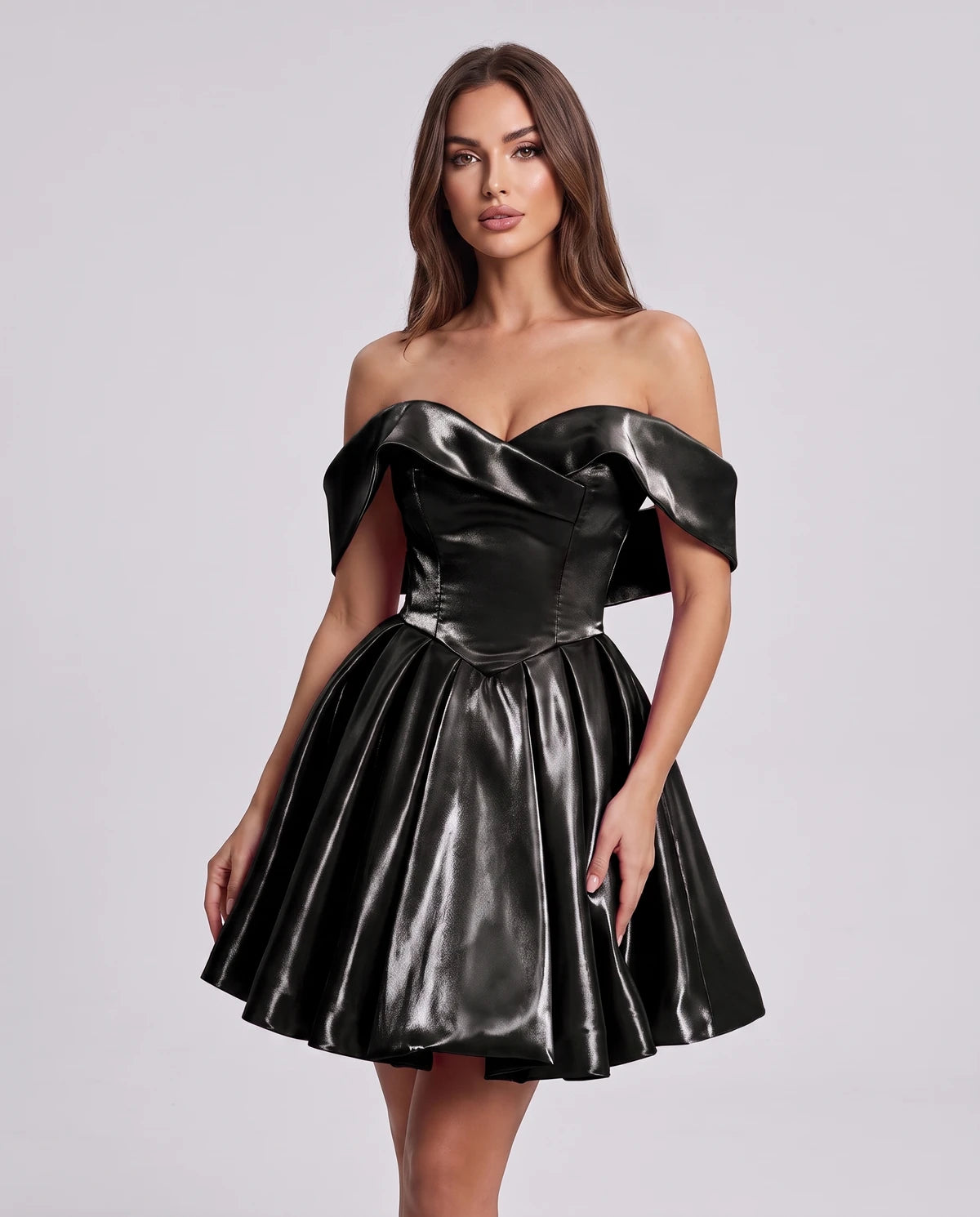 Amaranteelle Mini Dresses — Black