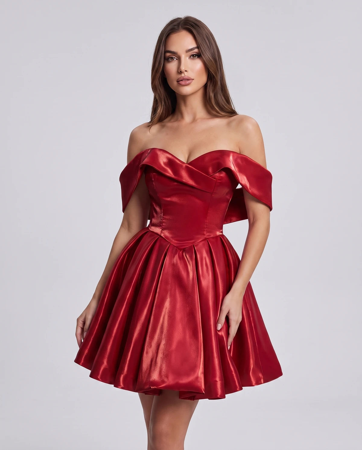 Amaranteelle Mini Dresses — Red