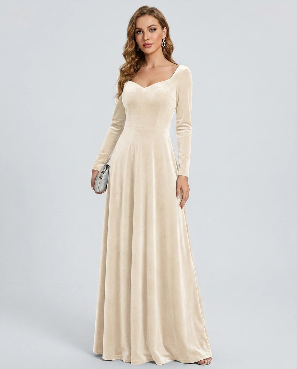 Amarantena Maxi Dresses — Beige