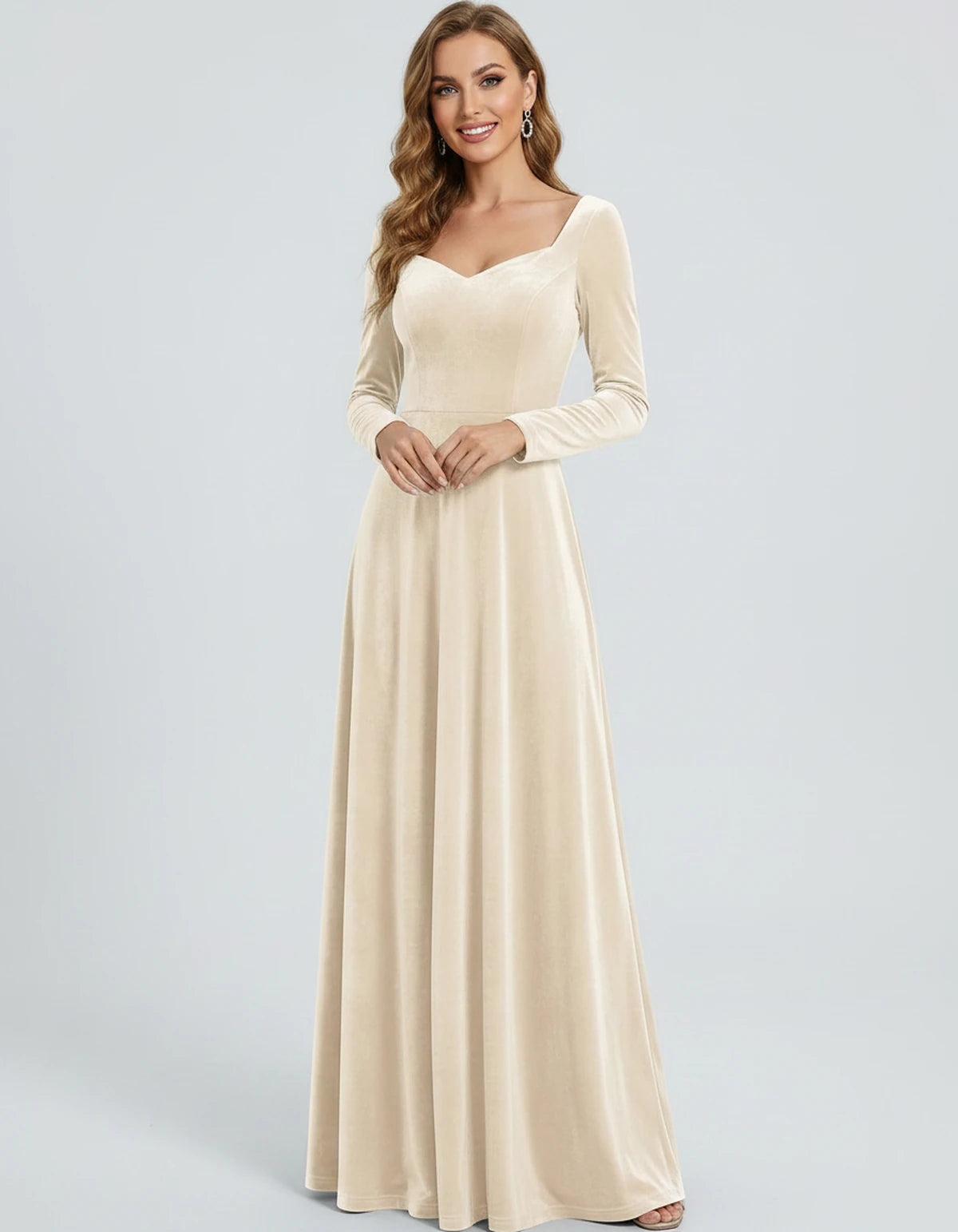 Amarantena Maxi Dresses — Beige | SKU: RB-a5b104-beige-US2-UK6-EU32,RB-a5b104-beige-US4-UK8-EU34,RB-a5b104-beige-US10-UK14-EU40,RB-a5b104-beige-US12-UK16-EU42,RB-a5b104-beige-US14-UK18-EU44,RB-a5b104-beige-US16-UK20-EU46,RB-a5b104-beige-US16W-UK20-EU46,RB-a5b104-beige-US18W-UK22-EU48,RB-a5b104-beige-US20W-UK24-EU50,RB-a5b104-beige-US22W-UK26-EU52,RB-a5b104-beige-US24W-UK28-EU54,RB-a5b104-beige-US26W-UK30-EU56