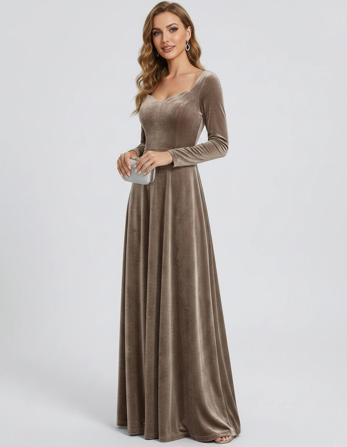 Amarantena Maxi Dresses — Cofee | SKU: RB-a5b104-cofee-US2-UK6-EU32,RB-a5b104-cofee-US4-UK8-EU34,RB-a5b104-cofee-US10-UK14-EU40,RB-a5b104-cofee-US12-UK16-EU42,RB-a5b104-cofee-US14-UK18-EU44,RB-a5b104-cofee-US16-UK20-EU46,RB-a5b104-cofee-US16W-UK20-EU46,RB-a5b104-cofee-US18W-UK22-EU48,RB-a5b104-cofee-US20W-UK24-EU50,RB-a5b104-cofee-US22W-UK26-EU52,RB-a5b104-cofee-US24W-UK28-EU54,RB-a5b104-cofee-US26W-UK30-EU56