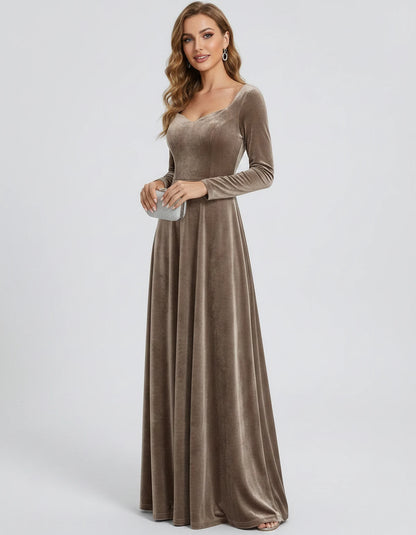 Amarantena Maxi Dresses — Cofee | SKU: RB-a5b104-cofee-US2-UK6-EU32,RB-a5b104-cofee-US4-UK8-EU34,RB-a5b104-cofee-US10-UK14-EU40,RB-a5b104-cofee-US12-UK16-EU42,RB-a5b104-cofee-US14-UK18-EU44,RB-a5b104-cofee-US16-UK20-EU46,RB-a5b104-cofee-US16W-UK20-EU46,RB-a5b104-cofee-US18W-UK22-EU48,RB-a5b104-cofee-US20W-UK24-EU50,RB-a5b104-cofee-US22W-UK26-EU52,RB-a5b104-cofee-US24W-UK28-EU54,RB-a5b104-cofee-US26W-UK30-EU56
