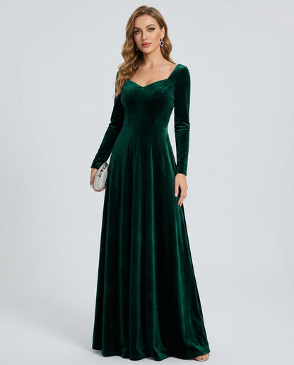 Amarantena Maxi Dresses — Dark green