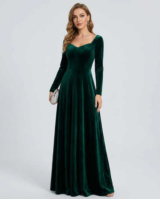 Amarantena Maxi Dresses — Dark green