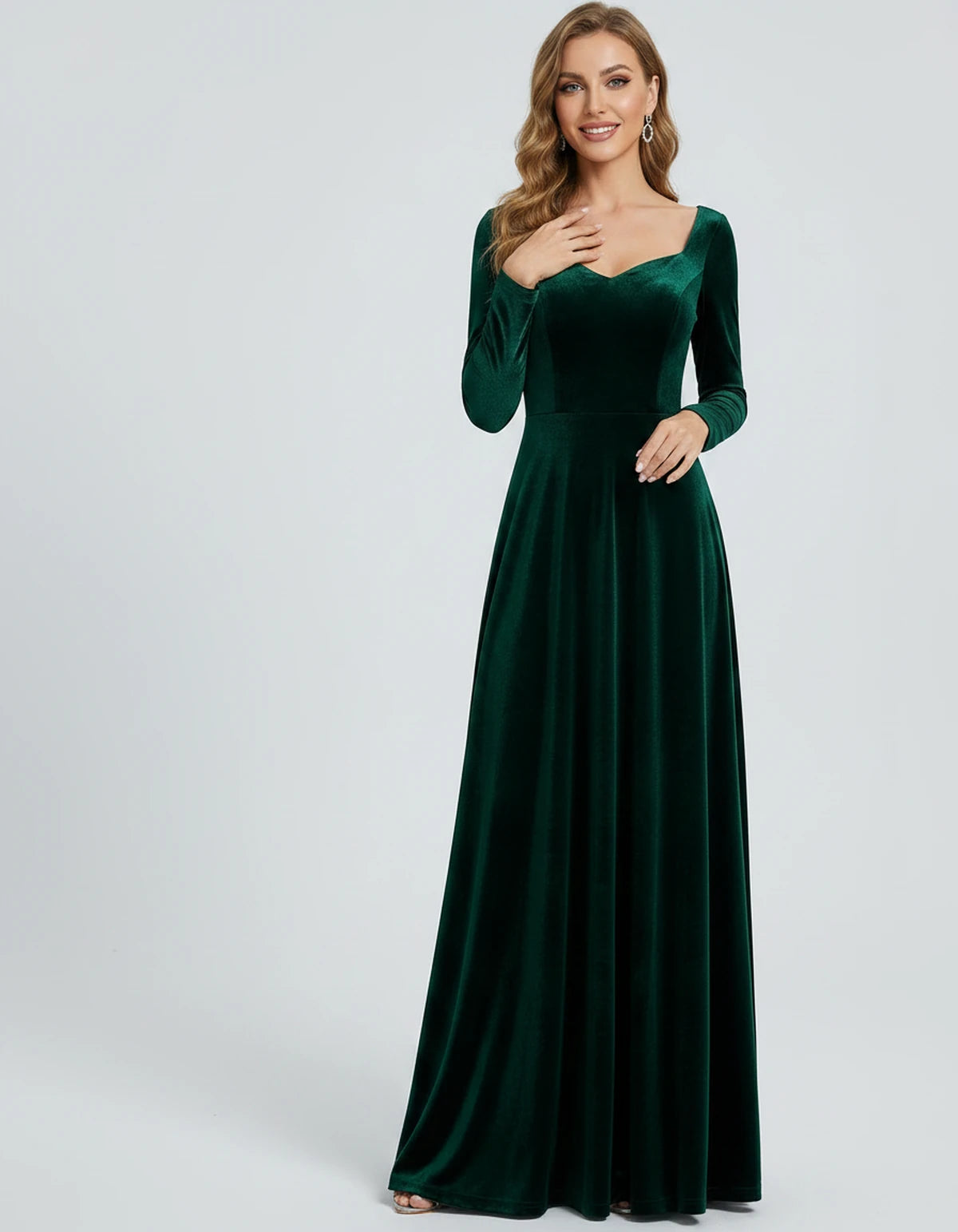 Amarantena Maxi Dresses — Dark green | SKU: RB-a5b104-darkgr94-US2-UK6-EU32,RB-a5b104-darkgr94-US4-UK8-EU34,RB-a5b104-darkgr94-US10-UK14-EU40,RB-a5b104-darkgr94-US12-UK16-EU42,RB-a5b104-darkgr94-US14-UK18-EU44,RB-a5b104-darkgr94-US16-UK20-EU46,RB-a5b104-darkgr94-US16W-UK20-EU46,RB-a5b104-darkgr94-US18W-UK22-EU48,RB-a5b104-darkgr94-US20W-UK24-EU50,RB-a5b104-darkgr94-US22W-UK26-EU52,RB-a5b104-darkgr94-US24W-UK28-EU54,RB-a5b104-darkgr94-US26W-UK30-EU56