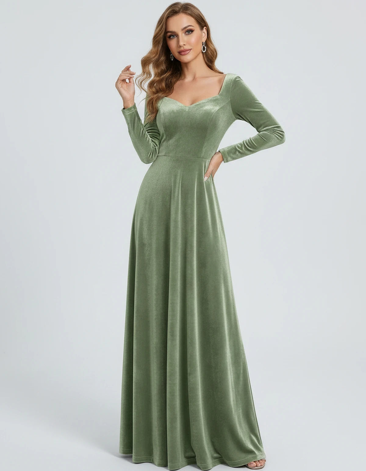 Amarantena Maxi Dresses — Sage | SKU: RB-a5b104-sage-US2-UK6-EU32,RB-a5b104-sage-US4-UK8-EU34,RB-a5b104-sage-US10-UK14-EU40,RB-a5b104-sage-US12-UK16-EU42,RB-a5b104-sage-US14-UK18-EU44,RB-a5b104-sage-US16-UK20-EU46,RB-a5b104-sage-US16W-UK20-EU46,RB-a5b104-sage-US18W-UK22-EU48,RB-a5b104-sage-US20W-UK24-EU50,RB-a5b104-sage-US22W-UK26-EU52,RB-a5b104-sage-US24W-UK28-EU54,RB-a5b104-sage-US26W-UK30-EU56
