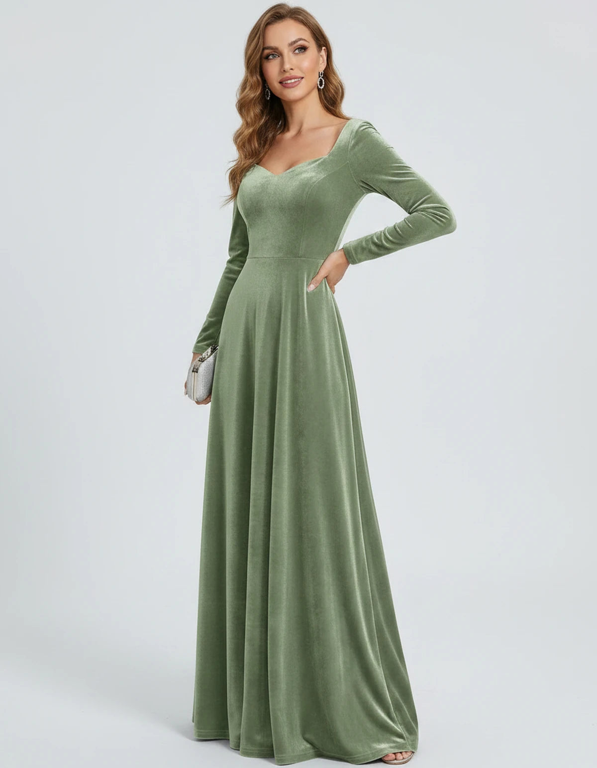 Amarantena Maxi Dresses — Sage | SKU: RB-a5b104-sage-US2-UK6-EU32,RB-a5b104-sage-US4-UK8-EU34,RB-a5b104-sage-US10-UK14-EU40,RB-a5b104-sage-US12-UK16-EU42,RB-a5b104-sage-US14-UK18-EU44,RB-a5b104-sage-US16-UK20-EU46,RB-a5b104-sage-US16W-UK20-EU46,RB-a5b104-sage-US18W-UK22-EU48,RB-a5b104-sage-US20W-UK24-EU50,RB-a5b104-sage-US22W-UK26-EU52,RB-a5b104-sage-US24W-UK28-EU54,RB-a5b104-sage-US26W-UK30-EU56