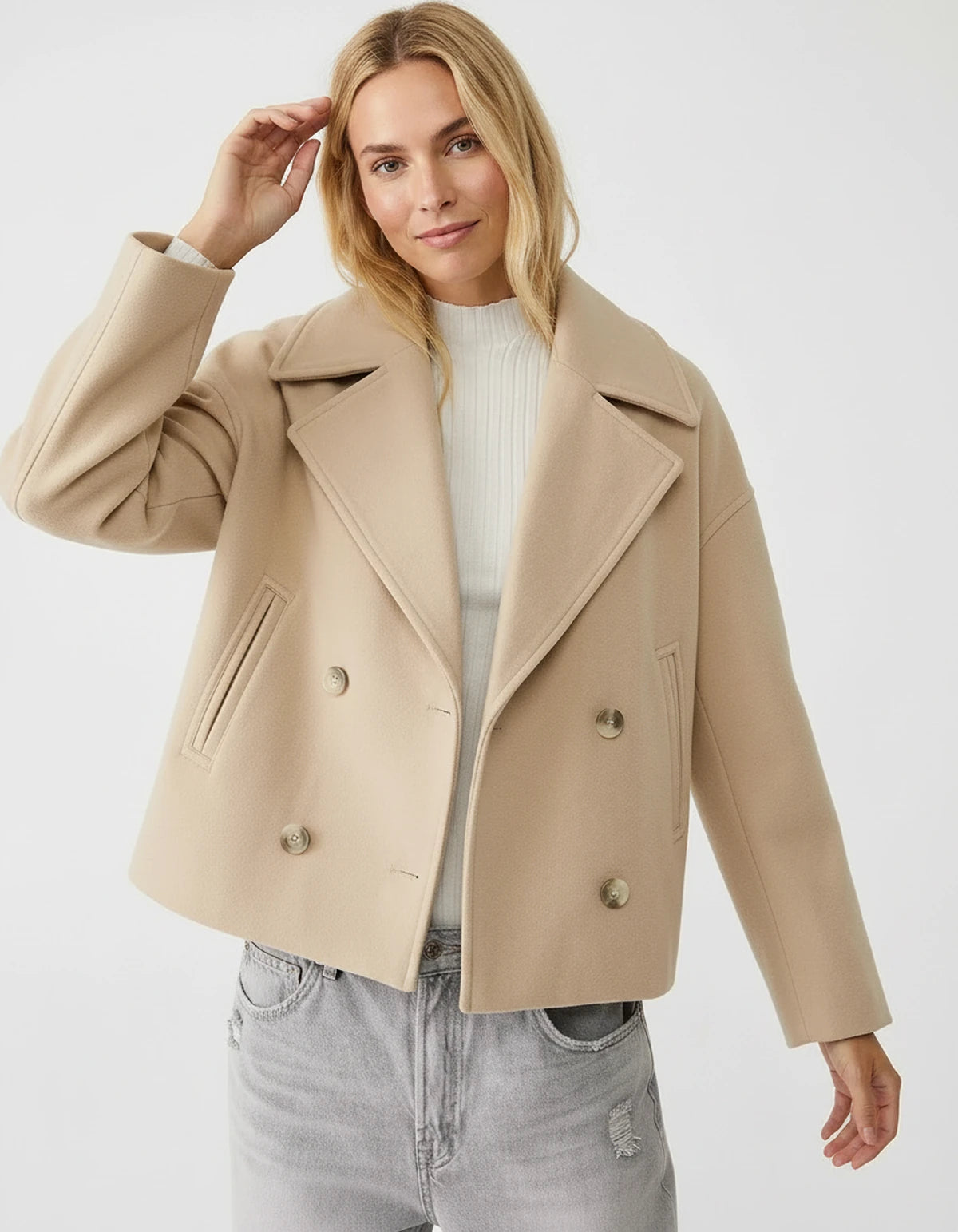 Amaranteys Jackets — Apricot | SKU: RB-4cc947-apricot-XS,RB-4cc947-apricot-S,RB-4cc947-apricot-M,RB-4cc947-apricot-L,RB-4cc947-apricot-XL,RB-4cc947-apricot-2XL