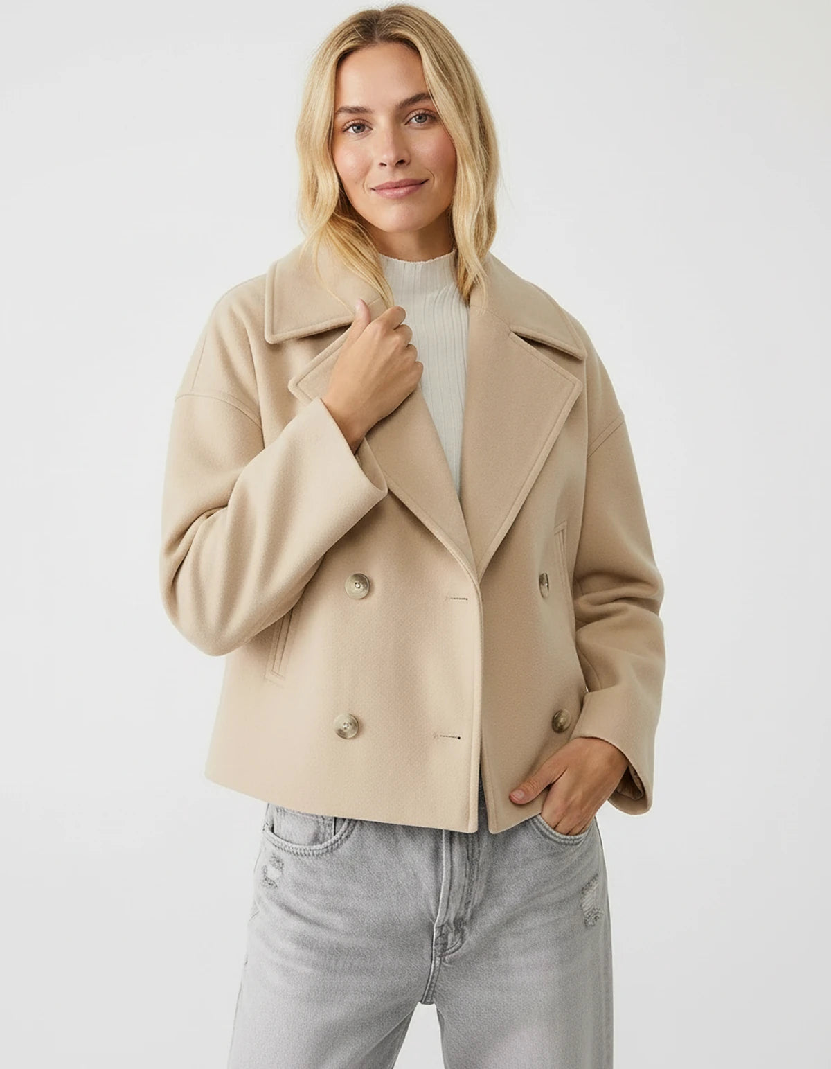 Amaranteys Jackets — Apricot | SKU: RB-4cc947-apricot-XS,RB-4cc947-apricot-S,RB-4cc947-apricot-M,RB-4cc947-apricot-L,RB-4cc947-apricot-XL,RB-4cc947-apricot-2XL