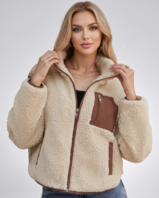 Amberline Jackets — Beige