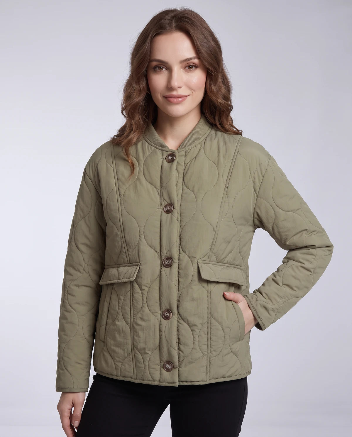 Ambrine Jackets — Sage Green | SKU: RB-1123d6-sagegr01-XS,RB-1123d6-sagegr01-S,RB-1123d6-sagegr01-M,RB-1123d6-sagegr01-L