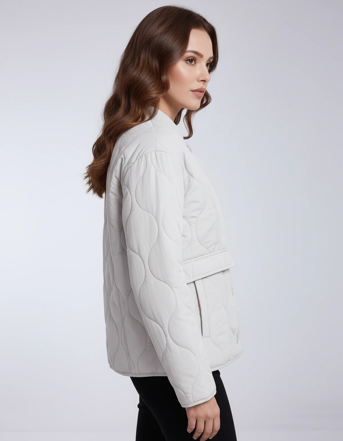 Ambrine Jackets — White | SKU: RB-1123d6-white-XS,RB-1123d6-white-S,RB-1123d6-white-M,RB-1123d6-white-L