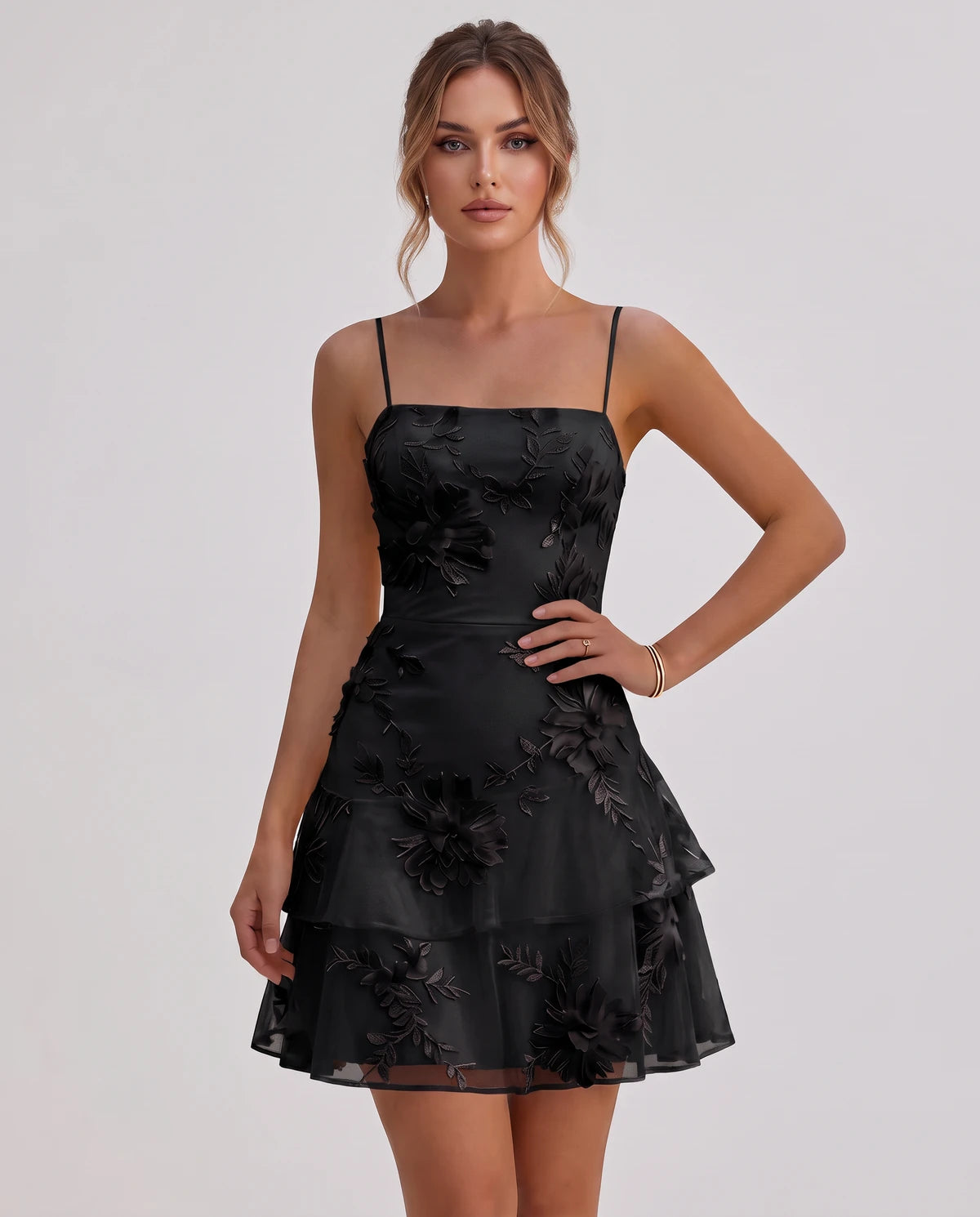 Ambrosia Mini Dresses — Black