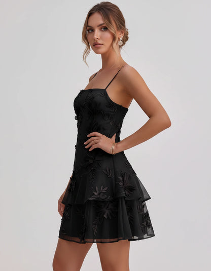 Ambrosia Mini Dresses — Black | SKU: RB-d8ae9f-black-2,RB-d8ae9f-black-4,RB-d8ae9f-black-6,RB-d8ae9f-black-8,RB-d8ae9f-black-10,RB-d8ae9f-black-12,RB-d8ae9f-black-14,RB-d8ae9f-black-16,RB-d8ae9f-black-16W,RB-d8ae9f-black-18W,RB-d8ae9f-black-20W,RB-d8ae9f-black-22W