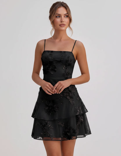 Ambrosia Mini Dresses — Black | SKU: RB-d8ae9f-black-2,RB-d8ae9f-black-4,RB-d8ae9f-black-6,RB-d8ae9f-black-8,RB-d8ae9f-black-10,RB-d8ae9f-black-12,RB-d8ae9f-black-14,RB-d8ae9f-black-16,RB-d8ae9f-black-16W,RB-d8ae9f-black-18W,RB-d8ae9f-black-20W,RB-d8ae9f-black-22W