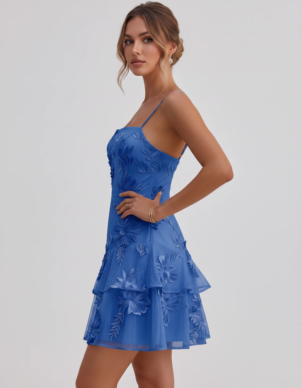 Ambrosia Mini Dresses — Blue | SKU: RB-d8ae9f-blue-2,RB-d8ae9f-blue-4,RB-d8ae9f-blue-6,RB-d8ae9f-blue-8,RB-d8ae9f-blue-10,RB-d8ae9f-blue-12,RB-d8ae9f-blue-14,RB-d8ae9f-blue-16,RB-d8ae9f-blue-16W,RB-d8ae9f-blue-18W,RB-d8ae9f-blue-20W,RB-d8ae9f-blue-22W