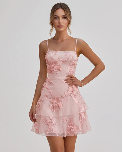 Ambrosia Mini Dresses — Blush
