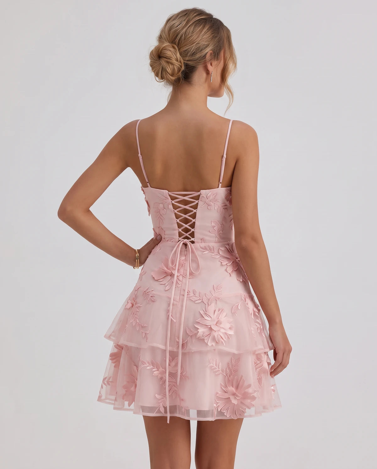 Ambrosia Mini Dresses — Blush | SKU: RB-d8ae9f-blush-2,RB-d8ae9f-blush-4,RB-d8ae9f-blush-6,RB-d8ae9f-blush-8,RB-d8ae9f-blush-10,RB-d8ae9f-blush-12,RB-d8ae9f-blush-14,RB-d8ae9f-blush-16,RB-d8ae9f-blush-16W,RB-d8ae9f-blush-18W,RB-d8ae9f-blush-20W,RB-d8ae9f-blush-22W