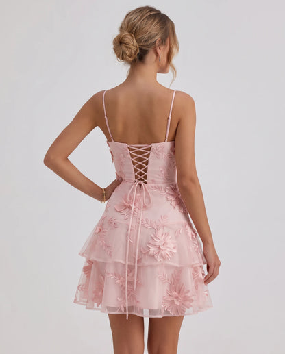 Ambrosia Mini Dresses — Blush | SKU: RB-d8ae9f-blush-2,RB-d8ae9f-blush-4,RB-d8ae9f-blush-6,RB-d8ae9f-blush-8,RB-d8ae9f-blush-10,RB-d8ae9f-blush-12,RB-d8ae9f-blush-14,RB-d8ae9f-blush-16,RB-d8ae9f-blush-16W,RB-d8ae9f-blush-18W,RB-d8ae9f-blush-20W,RB-d8ae9f-blush-22W