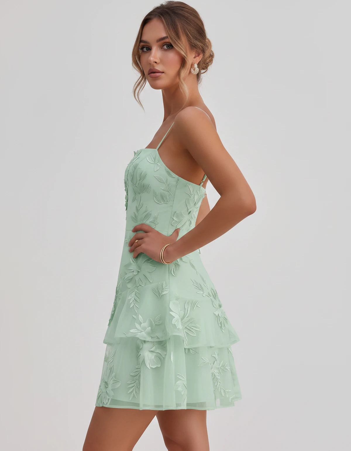 Ambrosia Mini Dresses — Mint | SKU: RB-d8ae9f-mint-2,RB-d8ae9f-mint-4,RB-d8ae9f-mint-6,RB-d8ae9f-mint-8,RB-d8ae9f-mint-10,RB-d8ae9f-mint-12,RB-d8ae9f-mint-14,RB-d8ae9f-mint-16,RB-d8ae9f-mint-16W,RB-d8ae9f-mint-18W,RB-d8ae9f-mint-20W,RB-d8ae9f-mint-22W
