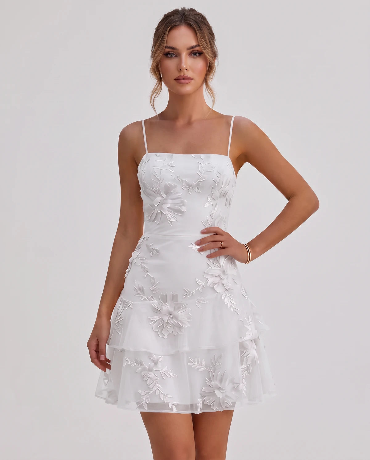 Ambrosia Mini Dresses — White