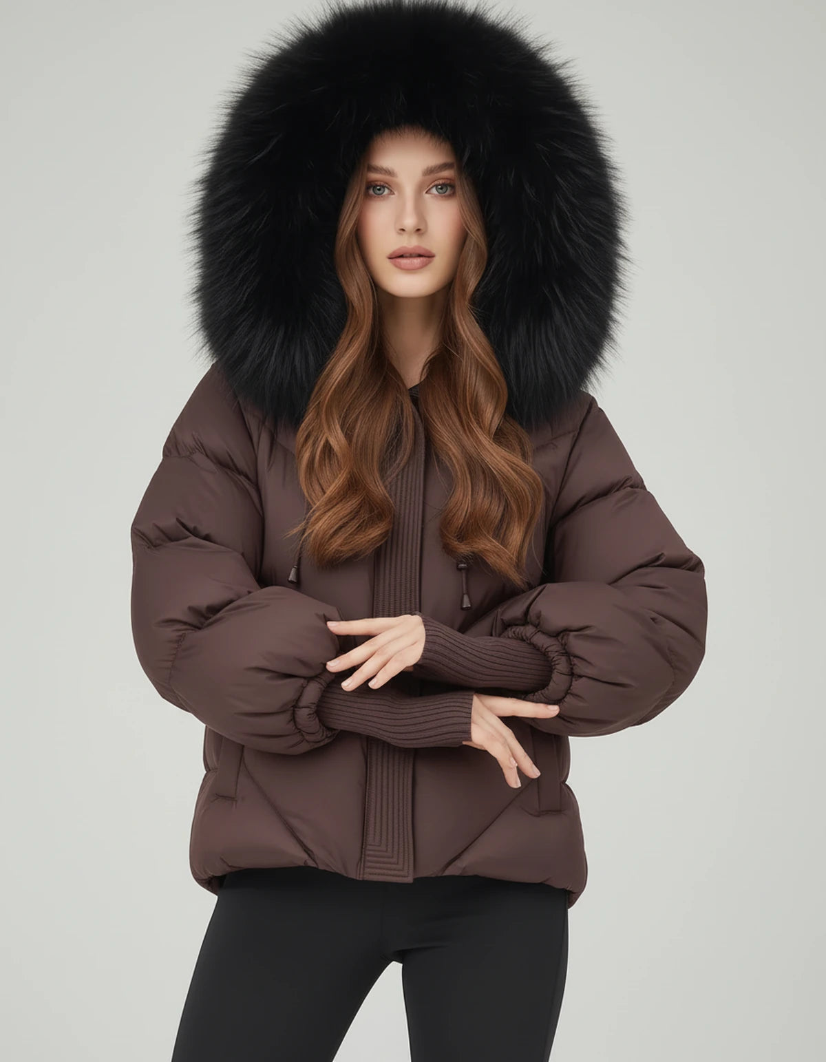 Amorellelle Jacket — Coffee | SKU: RB-0ac176-coffee-XS,RB-0ac176-coffee-S,RB-0ac176-coffee-M,RB-0ac176-coffee-L,RB-0ac176-coffee-XL,RB-0ac176-coffee-2XL
