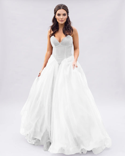 Anemone Maxi Dresses — White