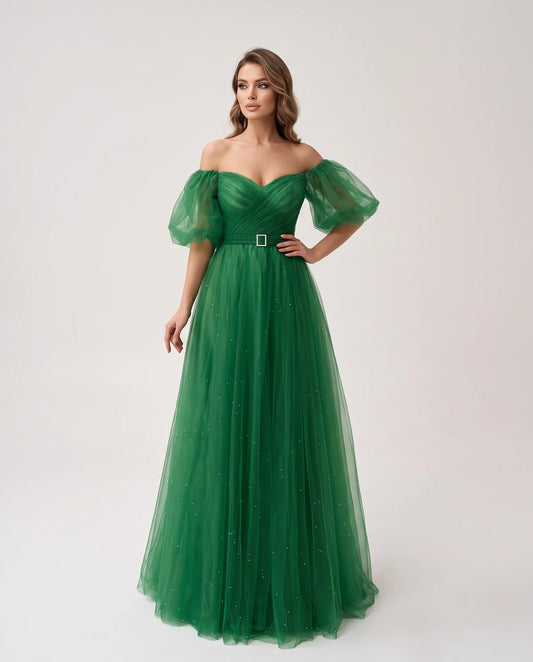 Angelique Maxi Dresses — Green