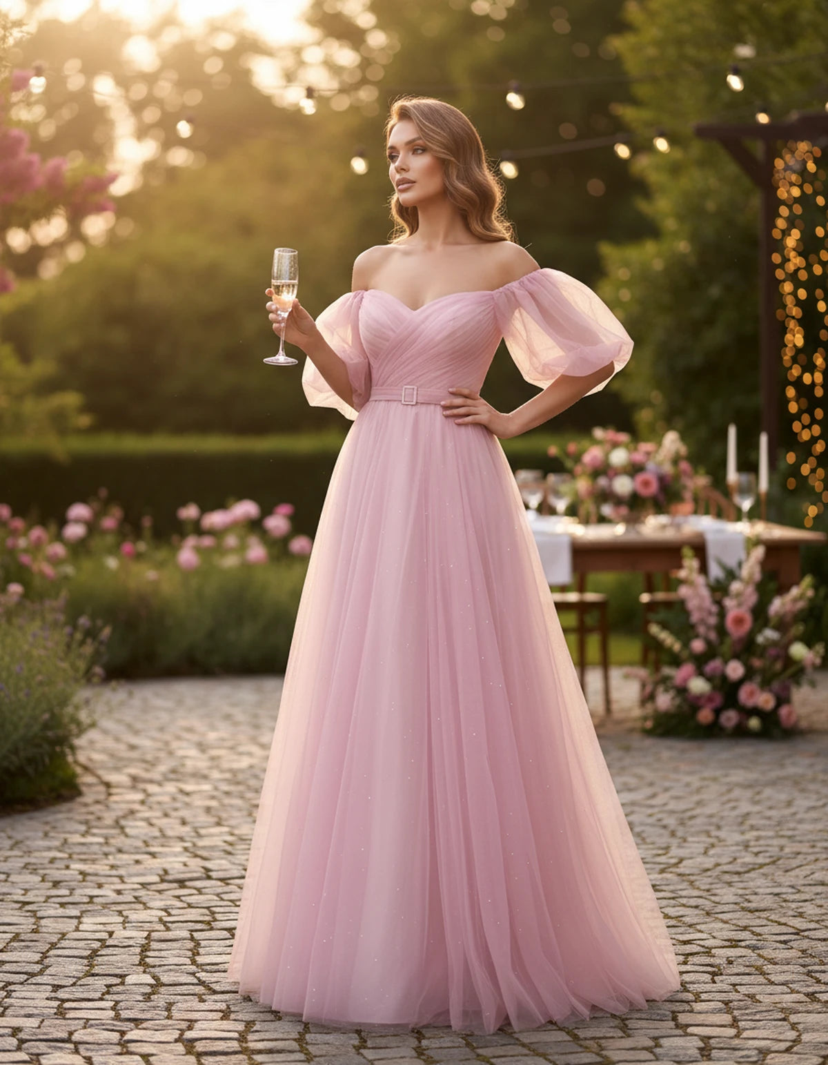 Angelique Maxi Dresses — Pink | SKU: RB-403652-pink-2,RB-403652-pink-4,RB-403652-pink-6,RB-403652-pink-8,RB-403652-pink-10,RB-403652-pink-12,RB-403652-pink-14,RB-403652-pink-16,RB-403652-pink-16W,RB-403652-pink-18W,RB-403652-pink-20W,RB-403652-pink-22W
