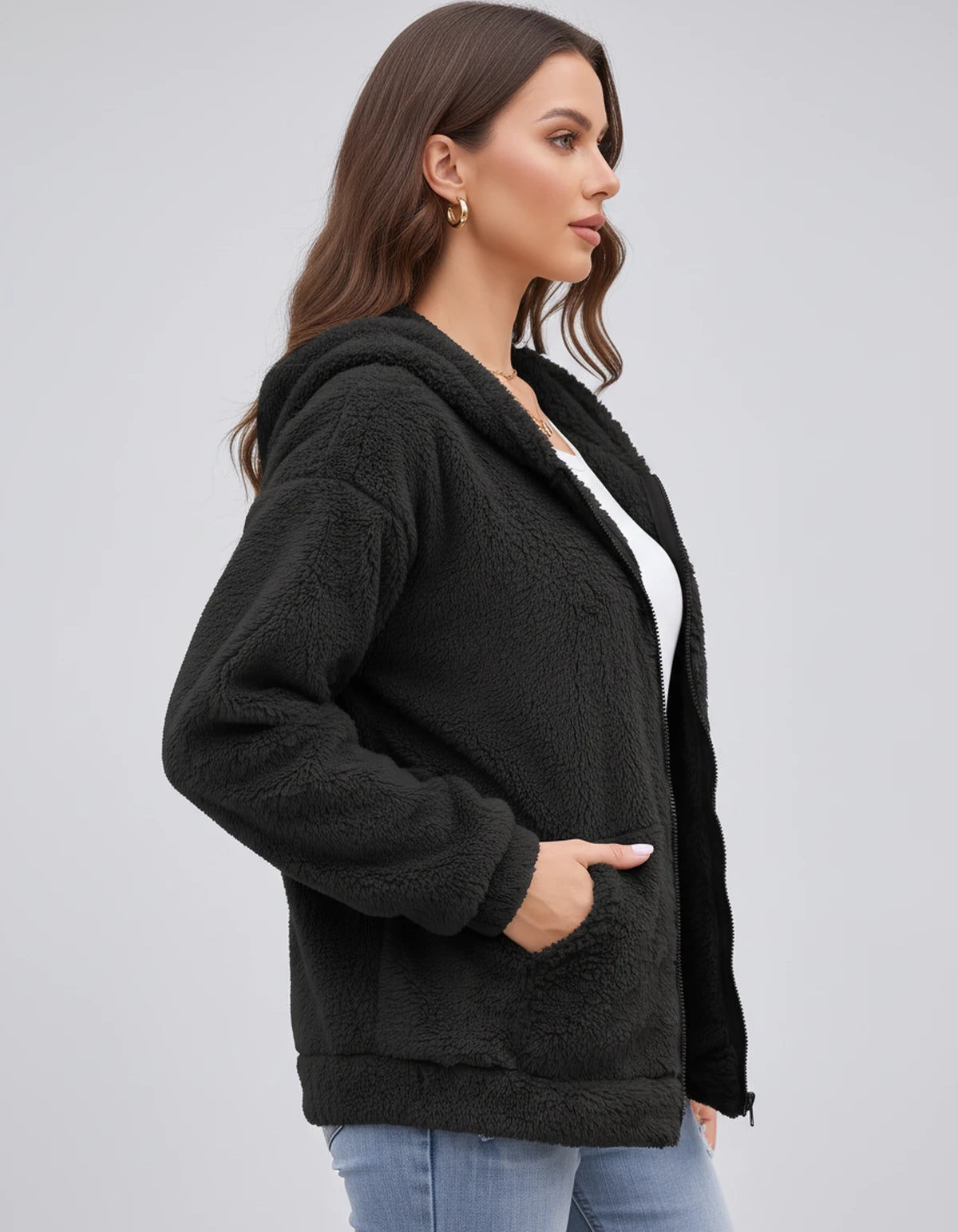 Anouska Jackets — Black | SKU: RB-dc190d-black-XS,RB-dc190d-black-S,RB-dc190d-black-M,RB-dc190d-black-L,RB-dc190d-black-XL,RB-dc190d-black-2XL