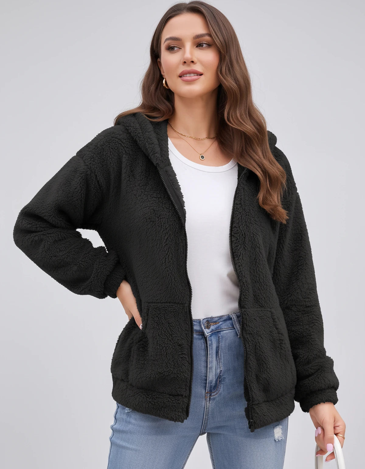 Anouska Jackets — Black | SKU: RB-dc190d-black-XS,RB-dc190d-black-S,RB-dc190d-black-M,RB-dc190d-black-L,RB-dc190d-black-XL,RB-dc190d-black-2XL