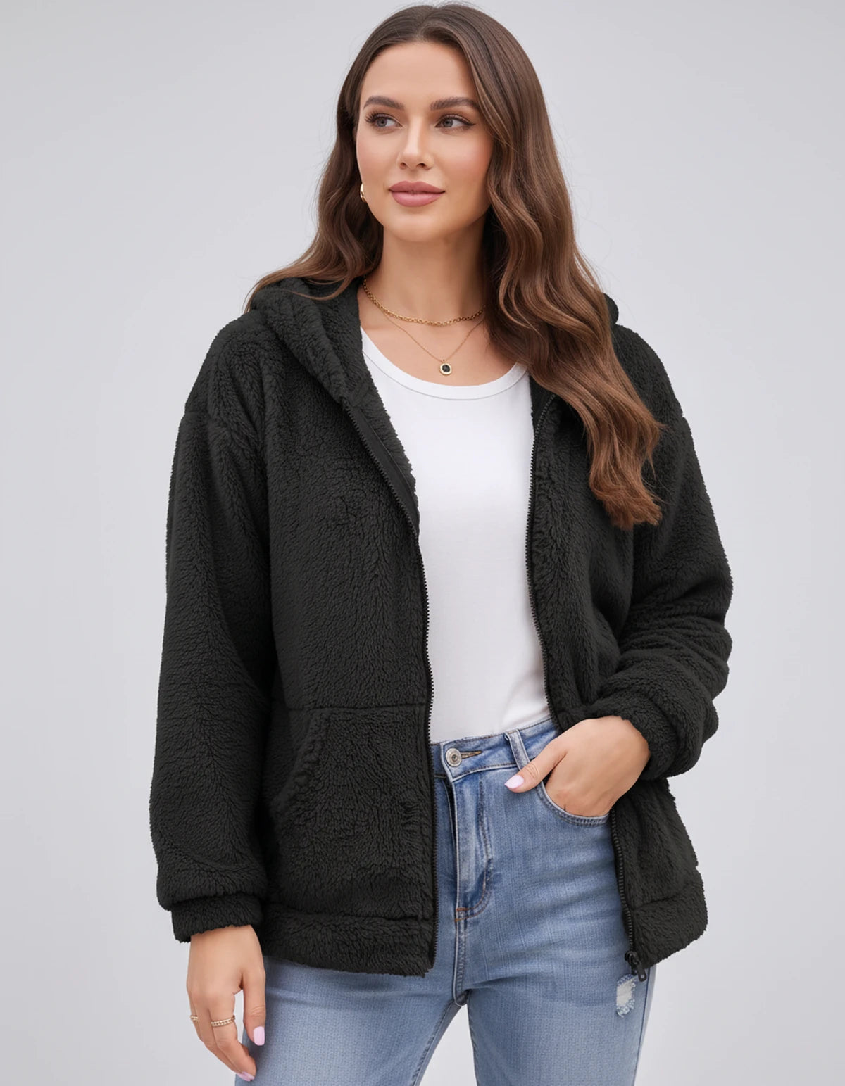 Anouska Jackets — Black | SKU: RB-dc190d-black-XS,RB-dc190d-black-S,RB-dc190d-black-M,RB-dc190d-black-L,RB-dc190d-black-XL,RB-dc190d-black-2XL