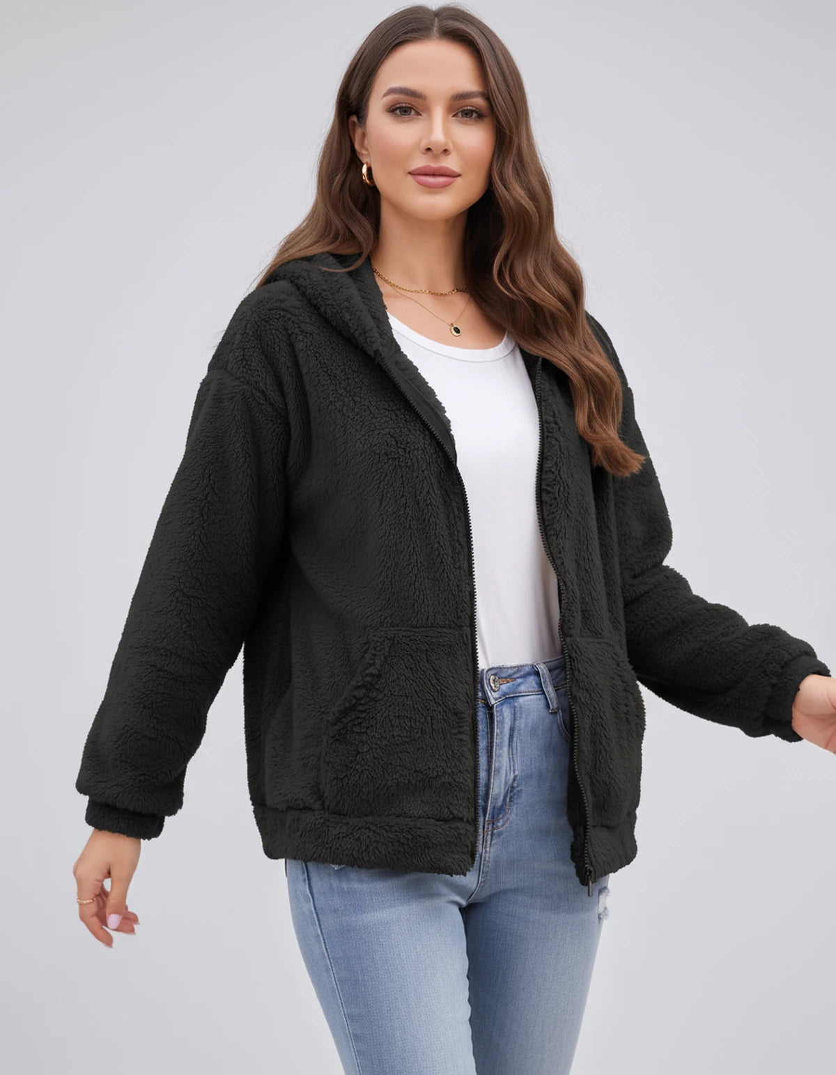Anouska Jackets — Black | SKU: RB-dc190d-black-XS,RB-dc190d-black-S,RB-dc190d-black-M,RB-dc190d-black-L,RB-dc190d-black-XL,RB-dc190d-black-2XL