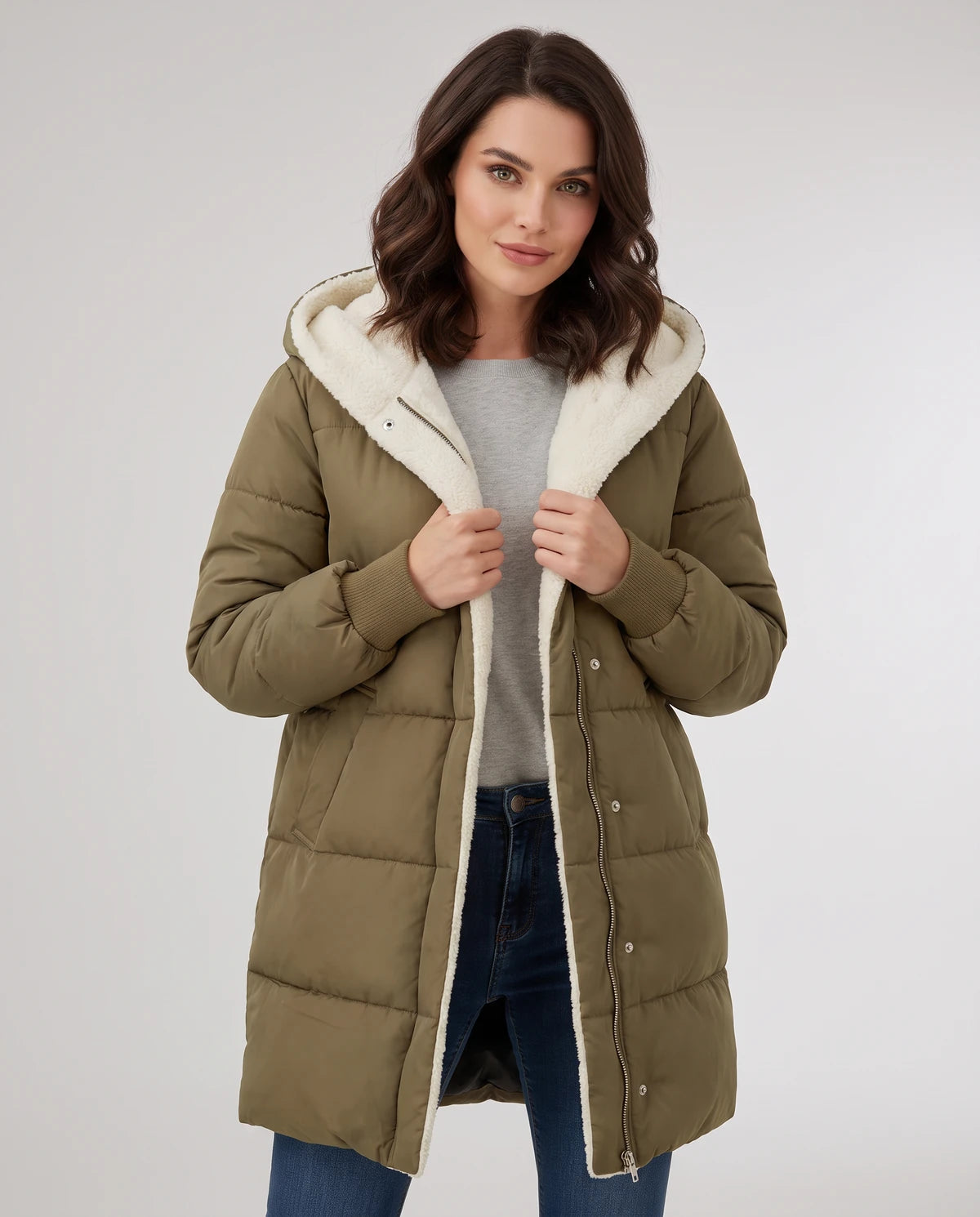 Ansovia Jackets — Army Green