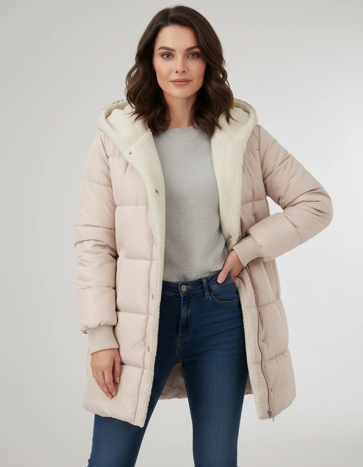 Ansovia Jackets — Beige | SKU: RB-10ab22-beige-XS,RB-10ab22-beige-S,RB-10ab22-beige-M,RB-10ab22-beige-L,RB-10ab22-beige-XL,RB-10ab22-beige-2XL