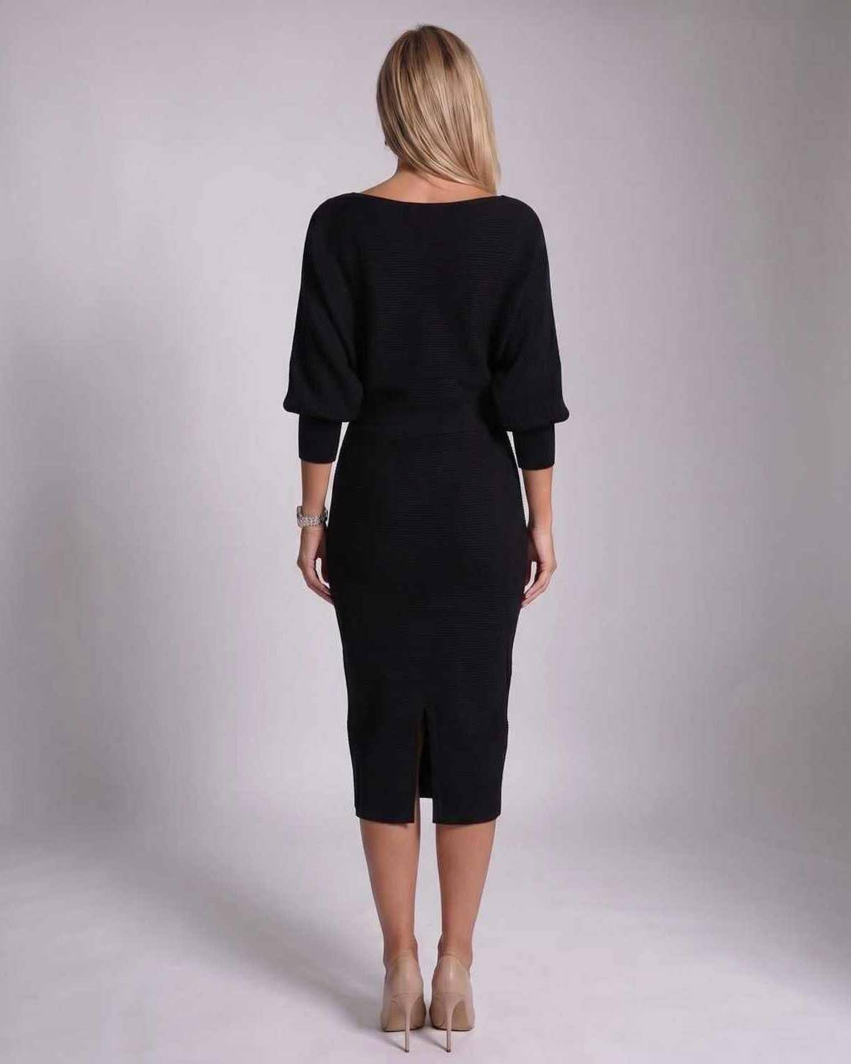 Ramblion Anya midi dress — cowl neck neckline · styled view 27 · styled for cocktail season