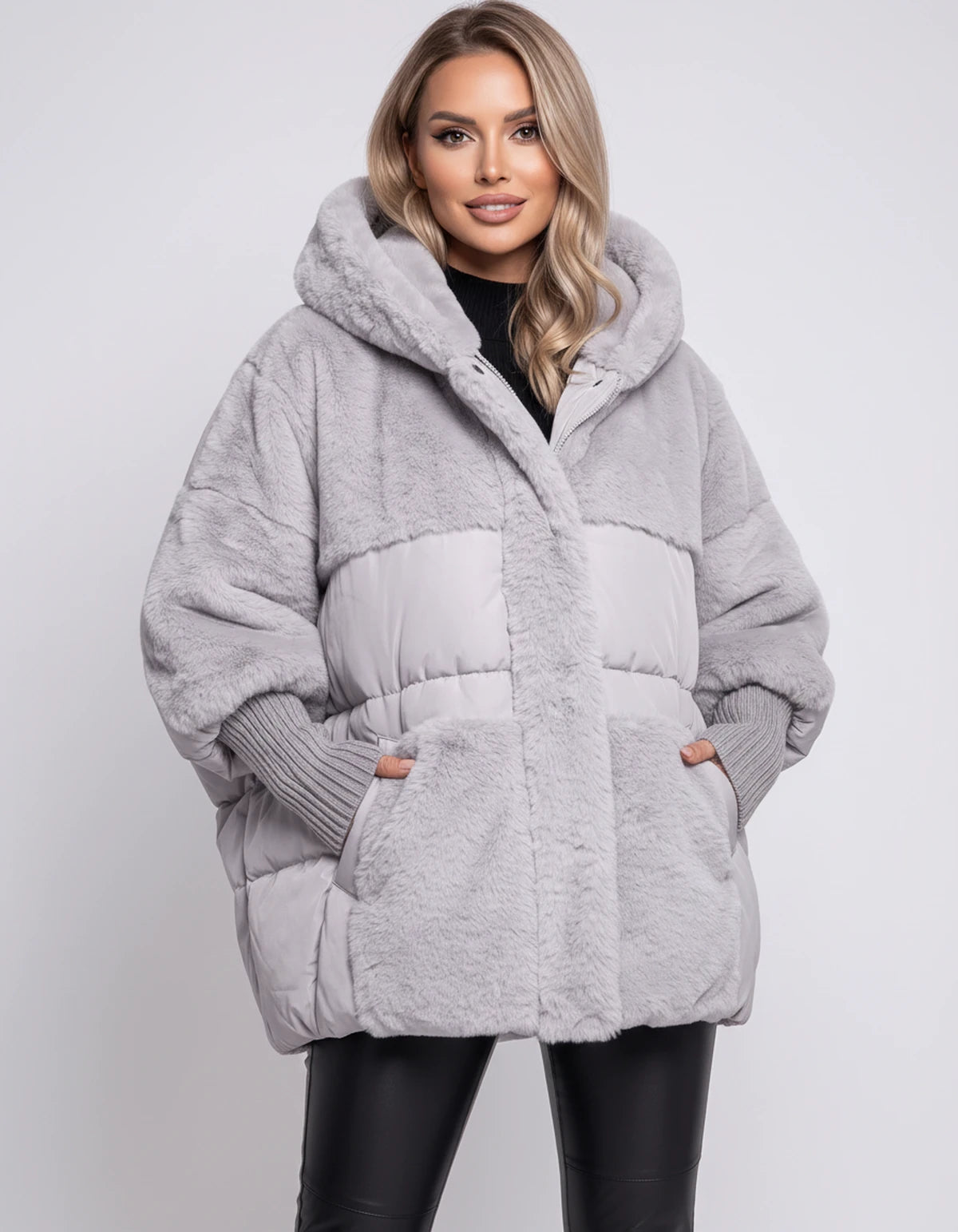 Arabellelle Jackets — Gray | SKU: RB-e1548d-gray-XS,RB-e1548d-gray-S,RB-e1548d-gray-M,RB-e1548d-gray-L,RB-e1548d-gray-XL,RB-e1548d-gray-2XL