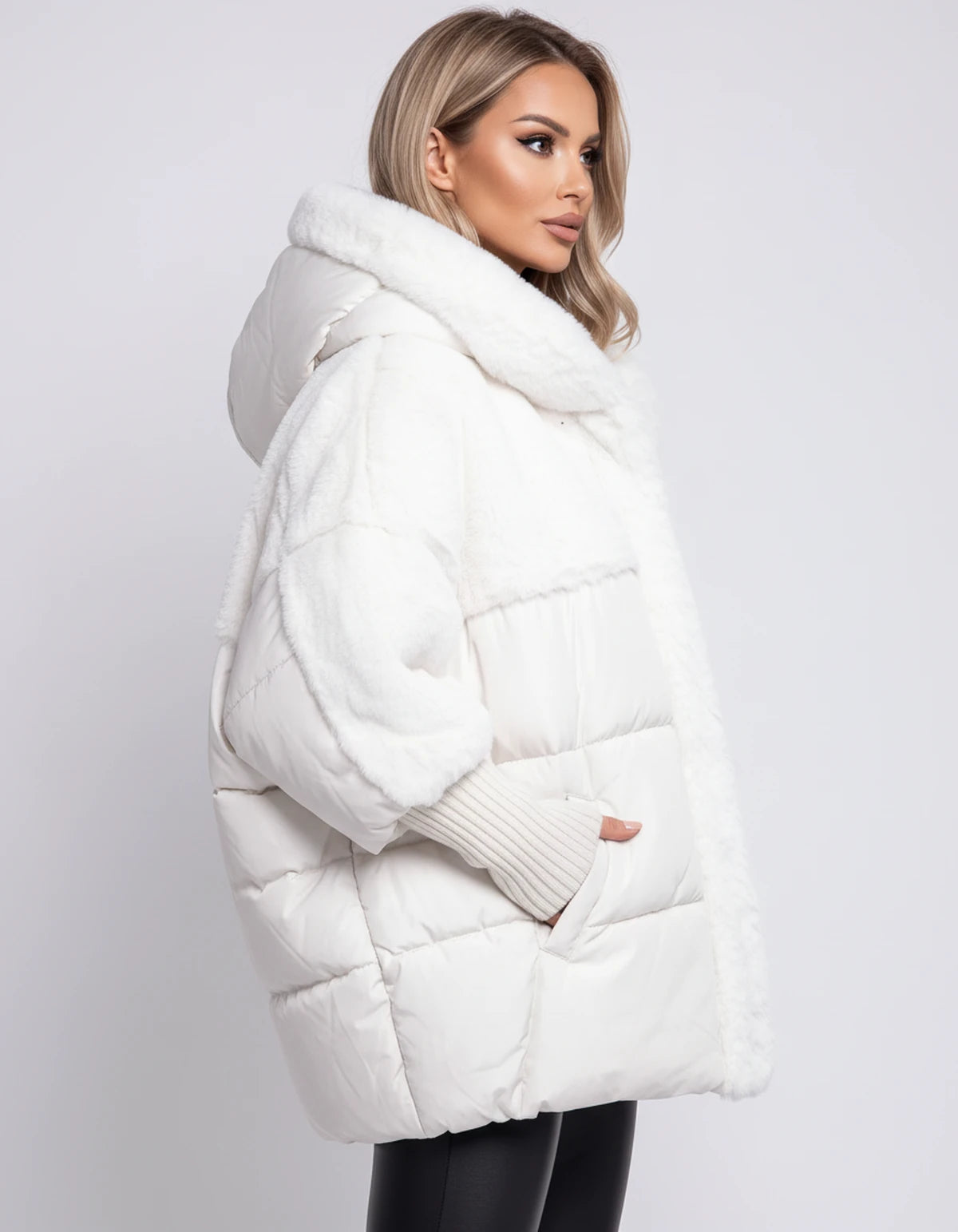 Arabellelle Jackets — White | SKU: RB-e1548d-white-XS,RB-e1548d-white-S,RB-e1548d-white-M,RB-e1548d-white-L,RB-e1548d-white-XL,RB-e1548d-white-2XL