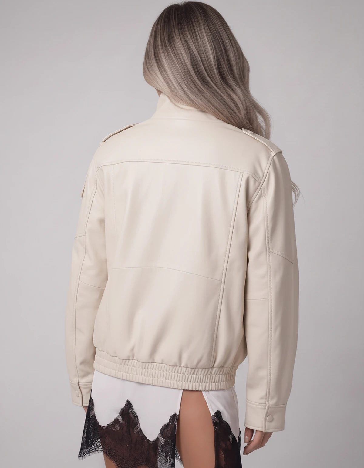 Arabine Jackets — Ivory | SKU: RB-ff480d-ivory-XS,RB-ff480d-ivory-S,RB-ff480d-ivory-M,RB-ff480d-ivory-L
