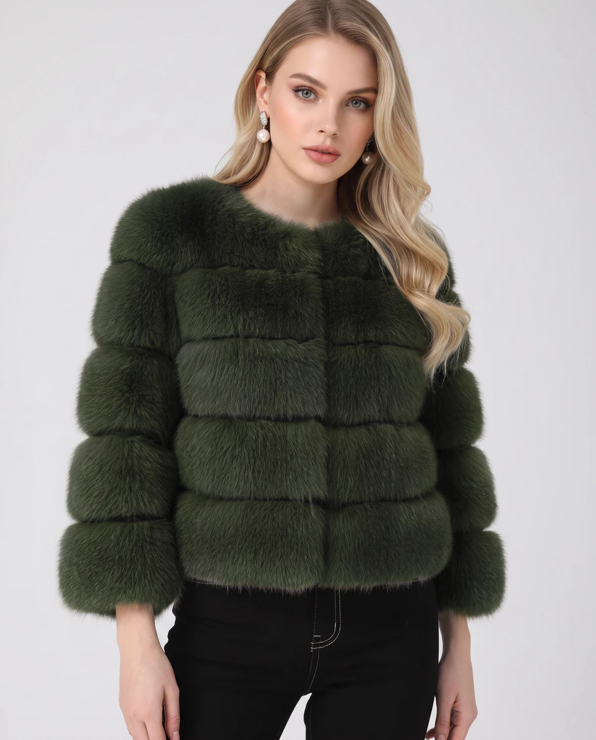 Aralie Jackets — Army green