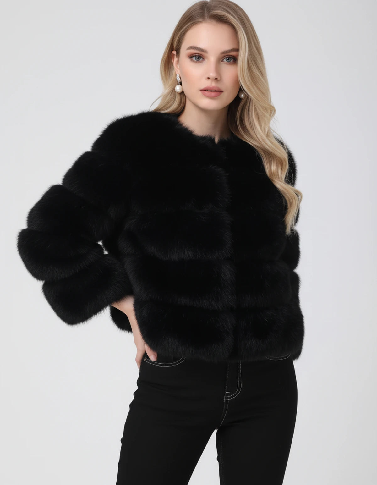 Aralie Jackets — Black | SKU: RB-72b8a2-black-S (EU XXXS),RB-72b8a2-black-M (EU XXS),RB-72b8a2-black-L (EU XS),RB-72b8a2-black-XL (EU XS-S),RB-72b8a2-black-XXL (EU S-M),RB-72b8a2-black-XXXL (EU M-L),RB-72b8a2-black-4XL (EU L),RB-72b8a2-black-5XL (EU L-XL),RB-72b8a2-black-6XL (EU XL)